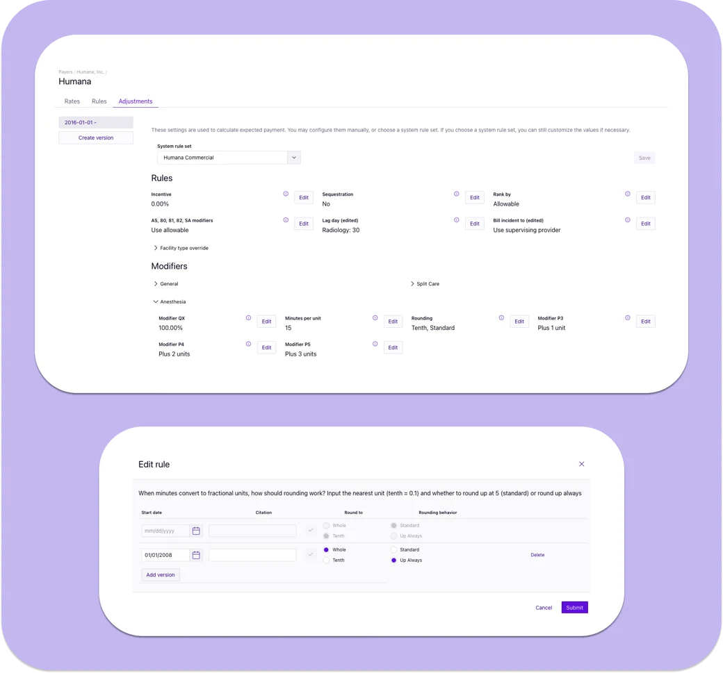 Add anesthesia codes to fee schedules